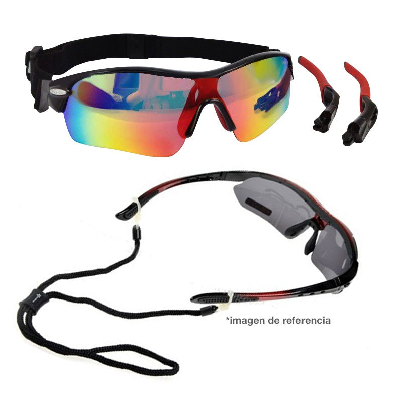 Gafas Deportivas Ciclismo 5 Lentes Intercambiables Estuche MJ418